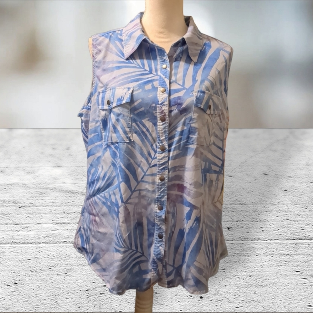 LuLaRoe Roxanne snap tank size XL